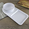 soup and sandwich plates